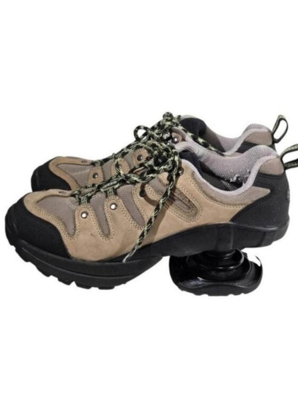 Z‑Coil Hiking Shoes Tan/Black – Women’s 8W – Shock Absorbing Spring Heel